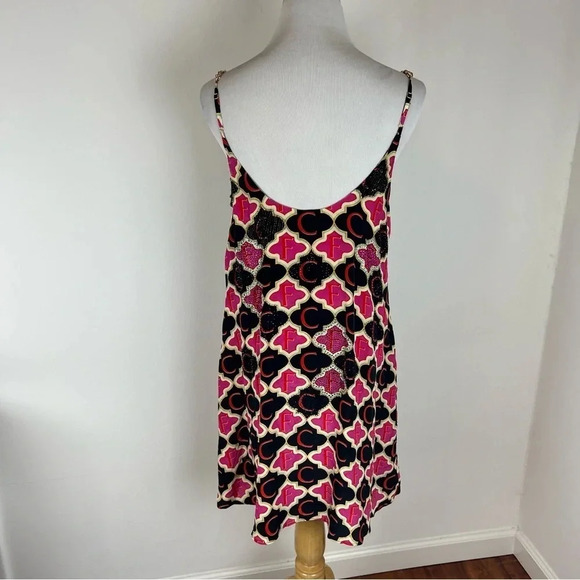 NWT Camilla Embellished Silk Shift Dress Wild and Running - Picture 8 of 14